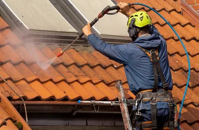 Démoussage et hydrofuge de toiture à Fosse